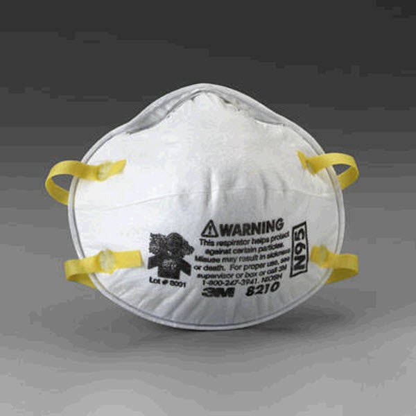 RESPIRATOR, DISPOSABLE,FILTER EFFICIENCY 95% - Half Mask Respirators